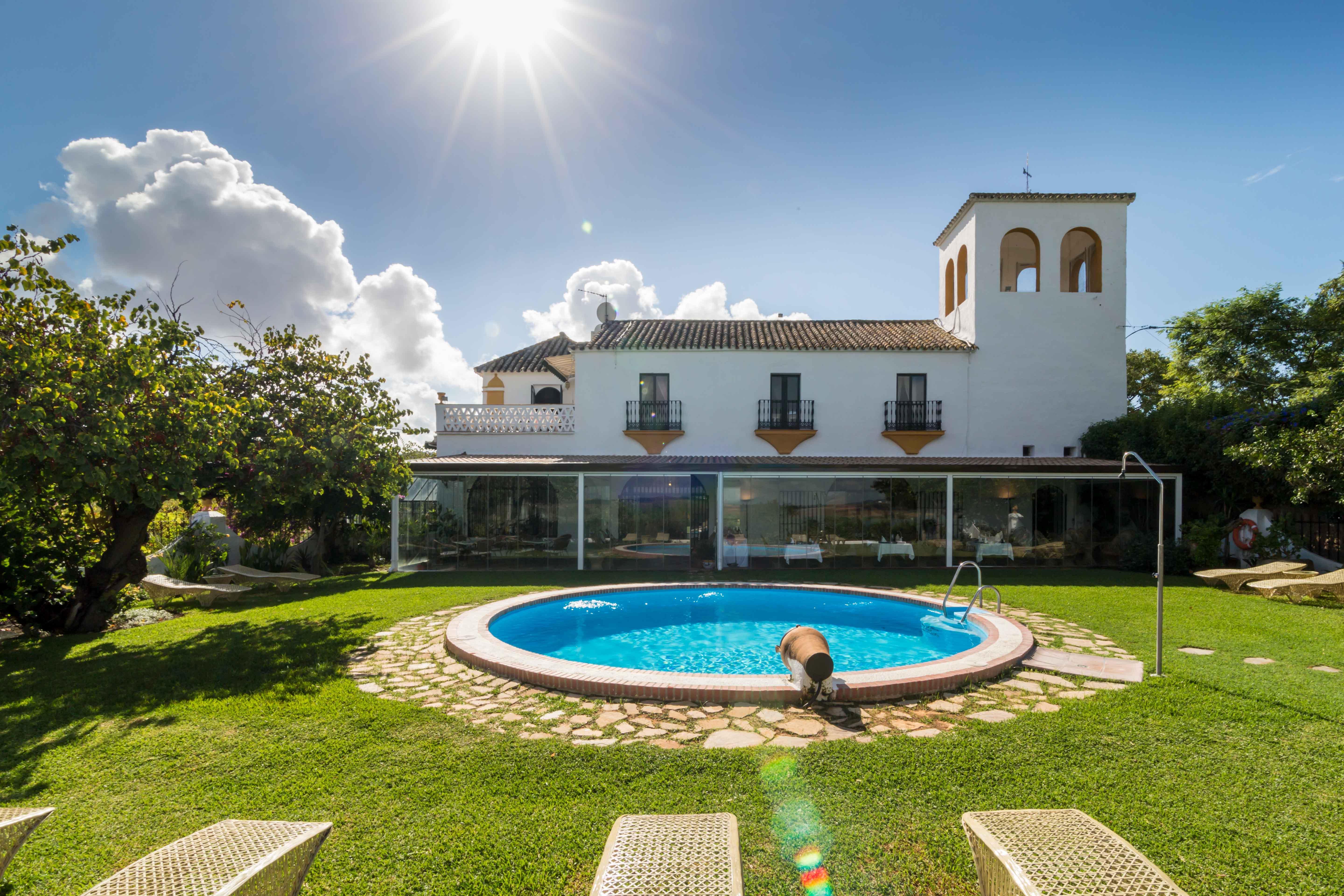 Hotel Hacienda El Santiscal Adults Only Arcos de la Frontera Esterno foto